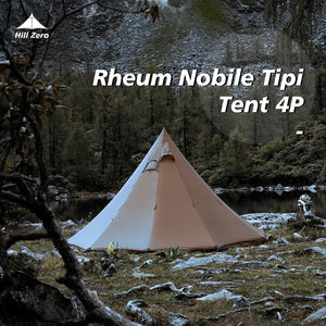 Hill Zero Rheum Nobile 4-6 Person Hot Tent with Stove Jack Chimney Tent - Hill Zero