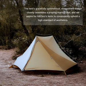 Hill Zero Matis 2 Person Ultralight Tent for Camping Hiking Backpacking Trekking - Hill Zero