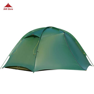 HillZero Scout 2P 4-season backpacking tent with lightweight DAC aluminum poles and waterproof nylon fabric