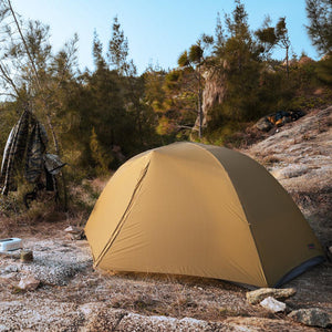 HillZero Scout 1P ultralight waterproof backpacking tent with aluminum poles and double doors