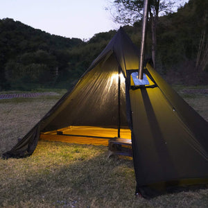 HillZero UL Rheum Nobile 1~2 Person Hot Tent with Stove Jack Chimney Tent - Hill Zero