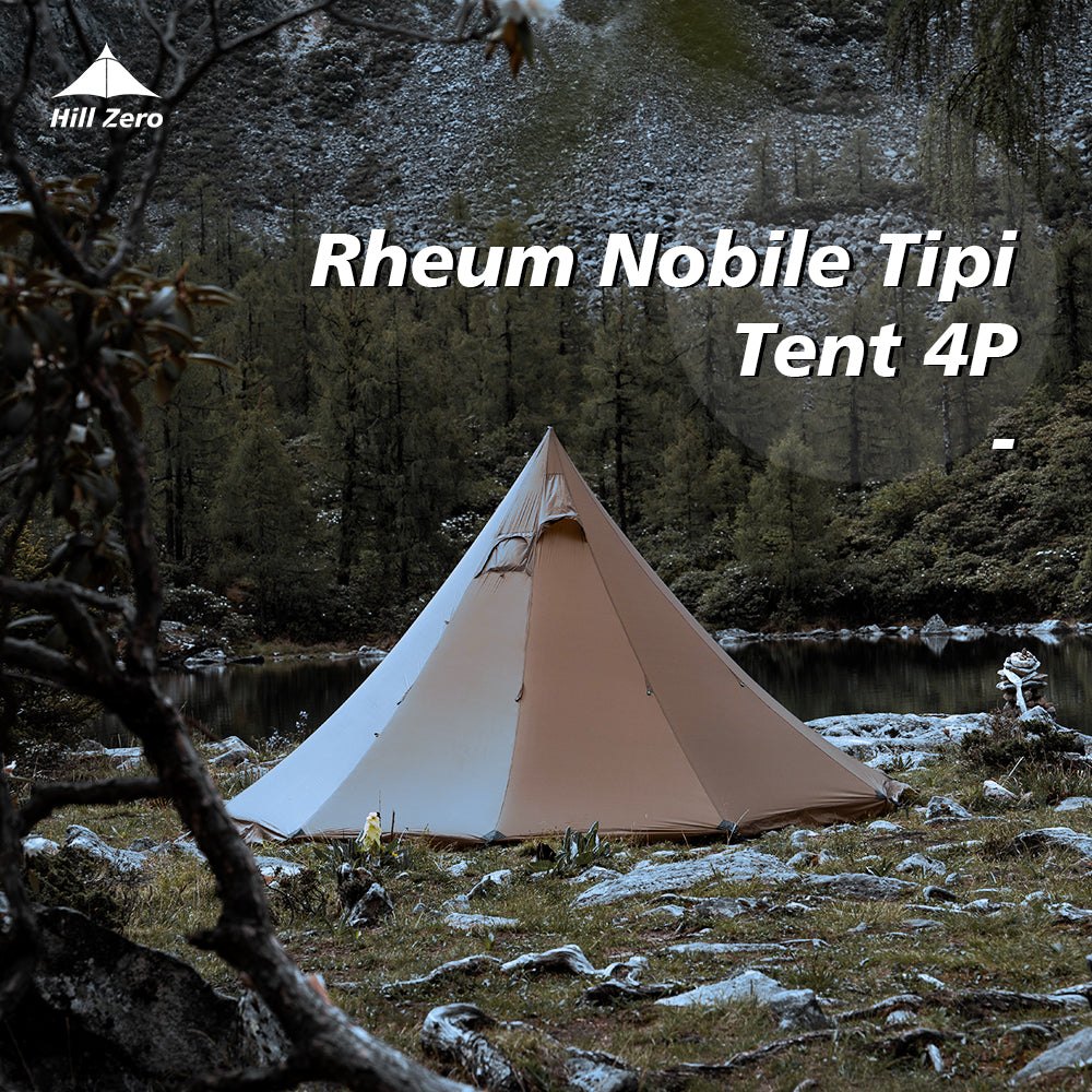 Hill Zero Rheum Nobile 4-6 Person Hot Tent with Stove Jack Chimney Tent - Hill Zero