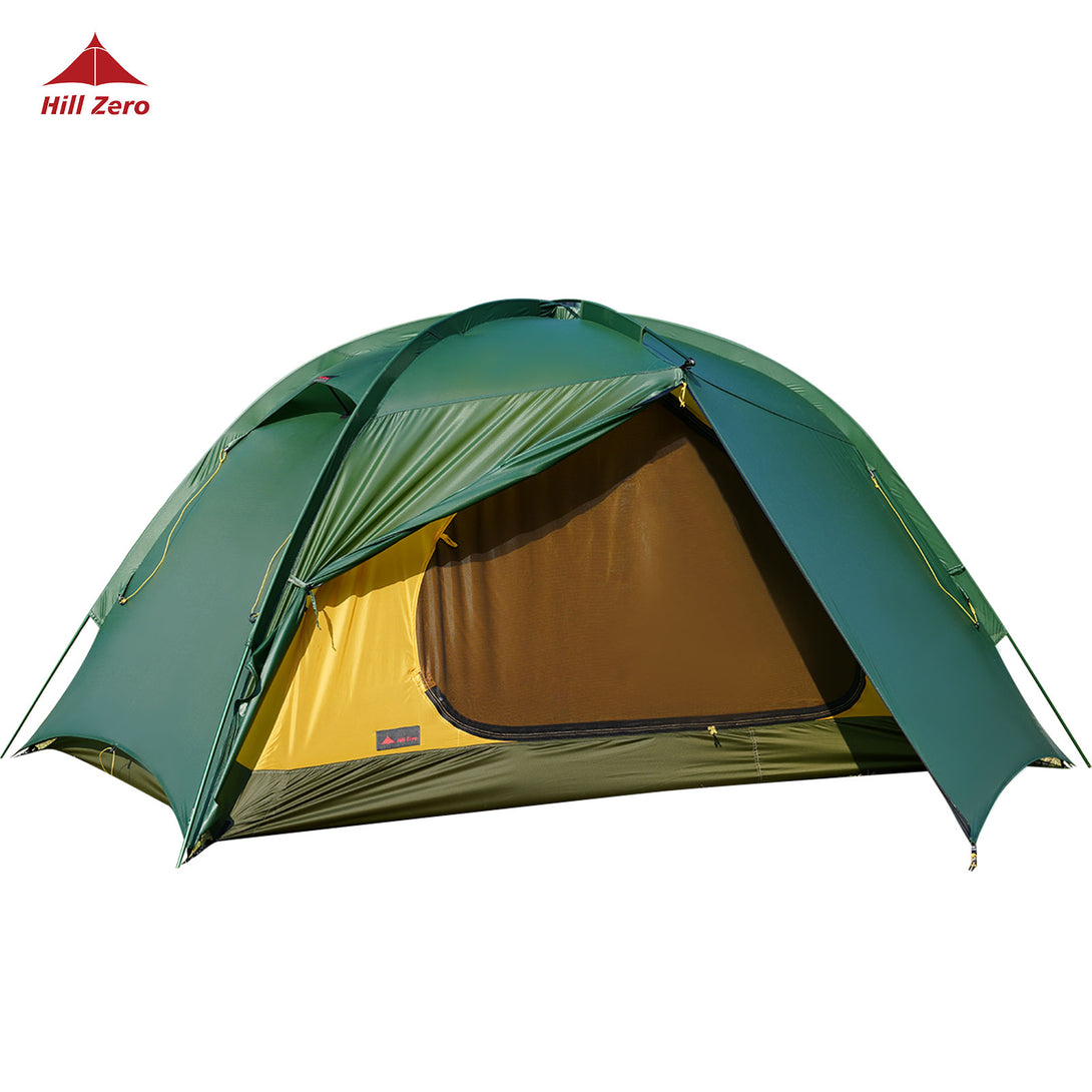HillZero Scout 2P 4-Season Backpacking Tent 20D Sil/Sil Nylon Ultralight Hiking Tent 4.3Lbs (2026 New Arrival)
