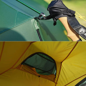 Hill Zero Scout 2P 4-season backpacking tent with lightweight design and durable DAC FSL 9.0 aluminum poles