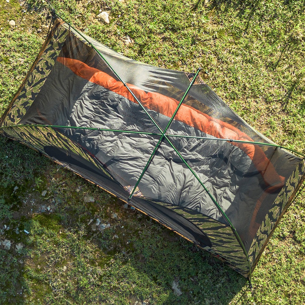 Hill Zero Scout CAMO backpacking tent detail