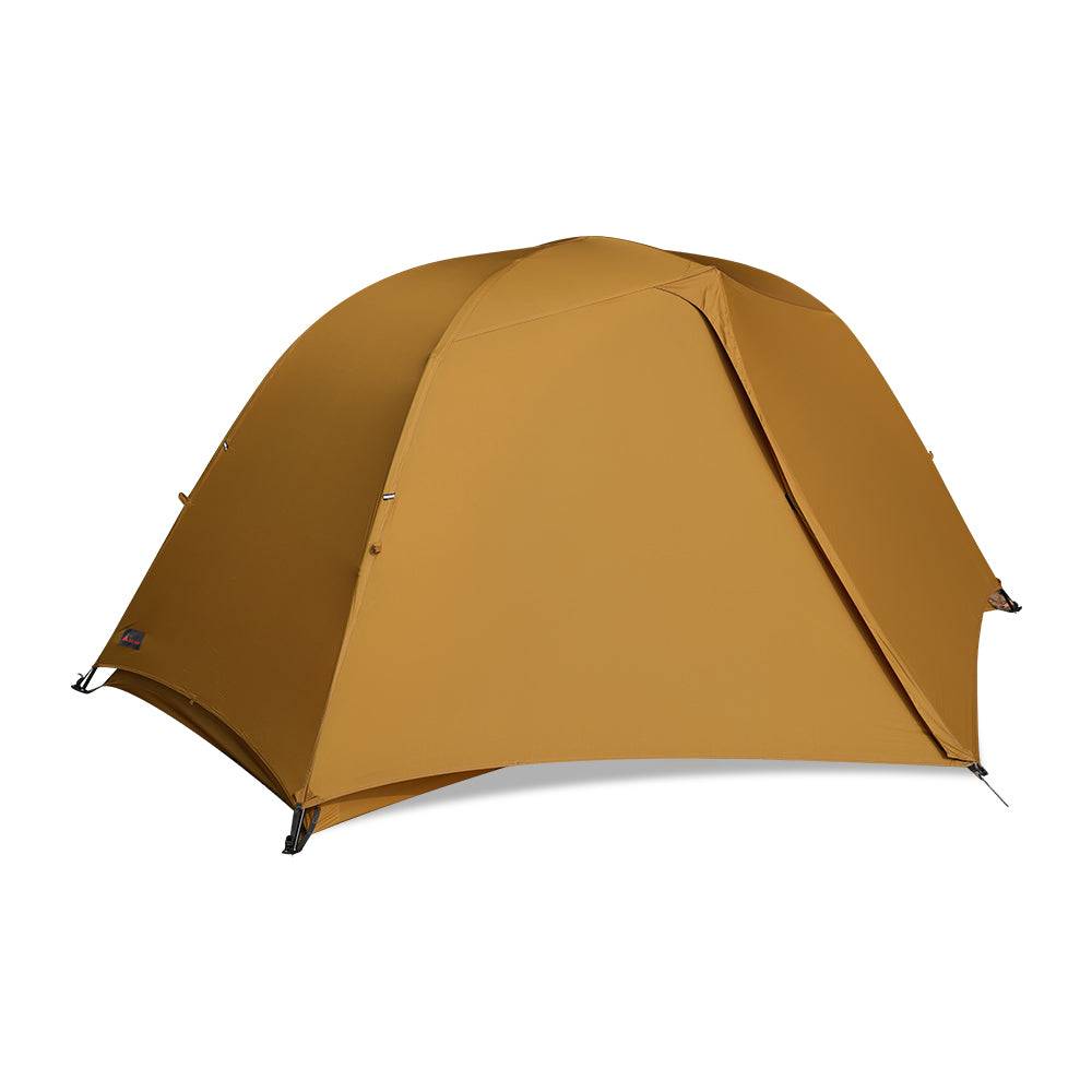 HillZero Scout 1P ultralight waterproof backpacking tent with raindrop-shaped double doors and breathable ventilation for 3-season use