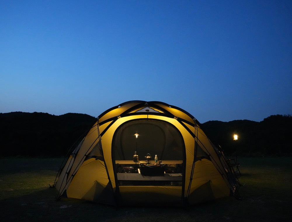Hill Zero Tower M Geodesic 6 Person Large Dome Hot Tent With