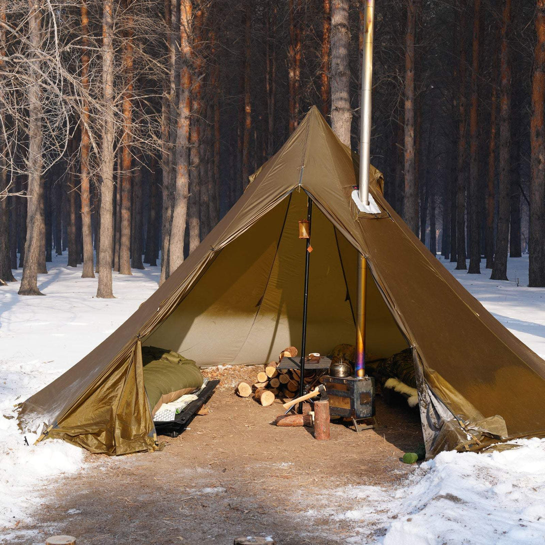 HillZero Rheum Nobile 4-6 Person Hot Tent with Stove Jack