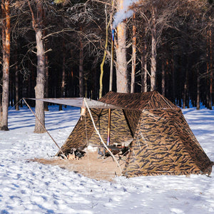 Hill Zero Scarecrow M camo hot tent