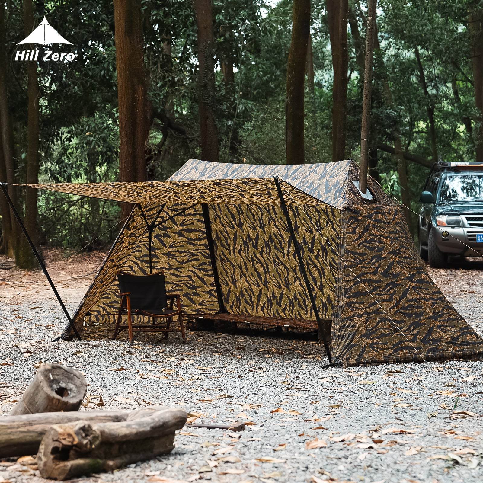 Hill Zero Scarecrow M camo hot tent