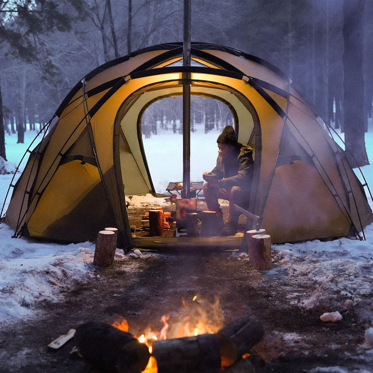 Hill Zero Tower M hot tent stove jack detail