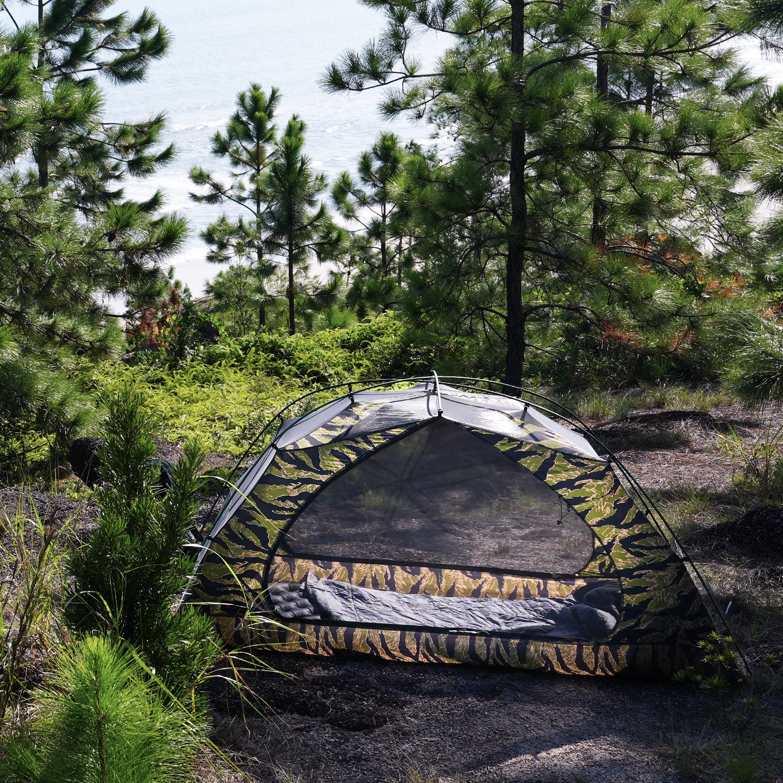 Hill Zero Scout 1 P UL Backpacking Tent 3 Season CAMO